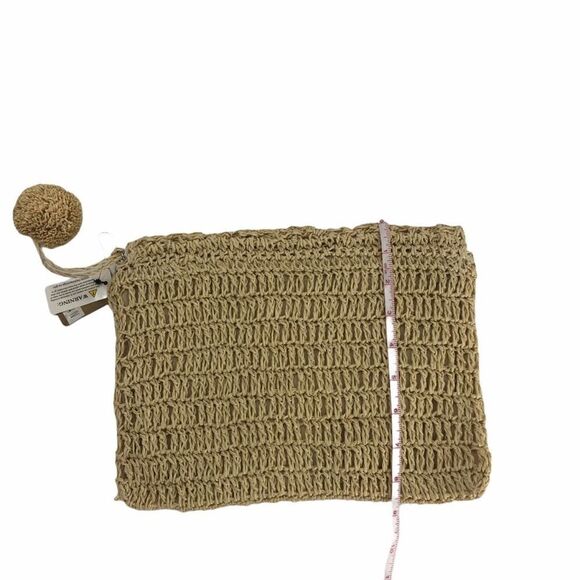 NEW 3AM Forever Paper Weave Clutch with Snap Close - Picture 5 of 10